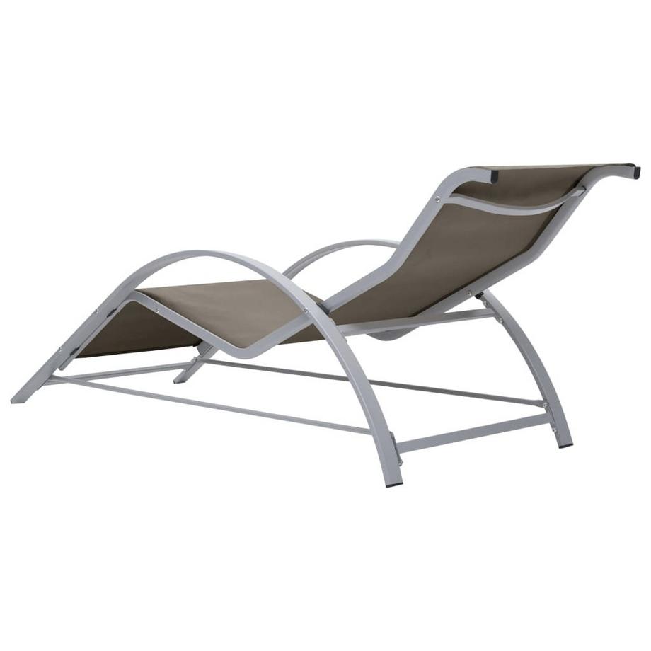 VidaXL Chaise longue tissu  