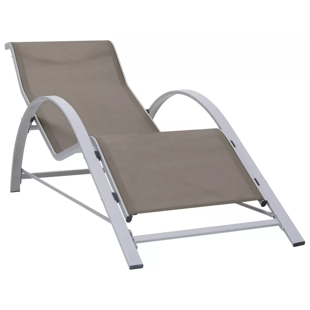 VidaXL - lettino Tessuto, One Size, Beige