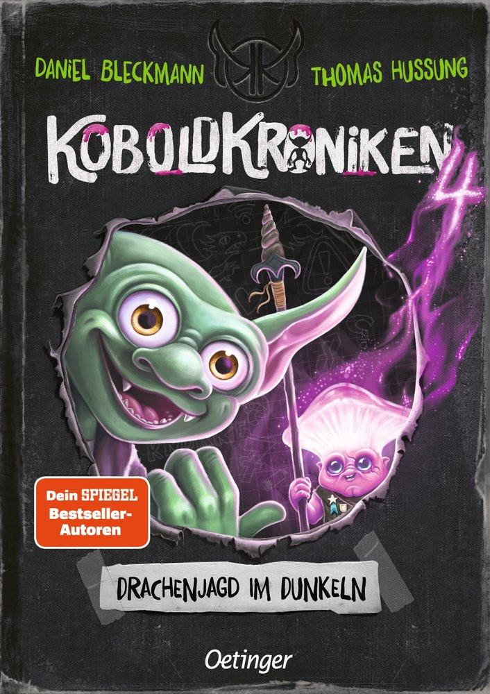 KoboldKroniken 4. Drachenjagd im Dunkeln Bleckmann, Daniel; Hussung, Thomas (Illustrationen) Couverture rigide 