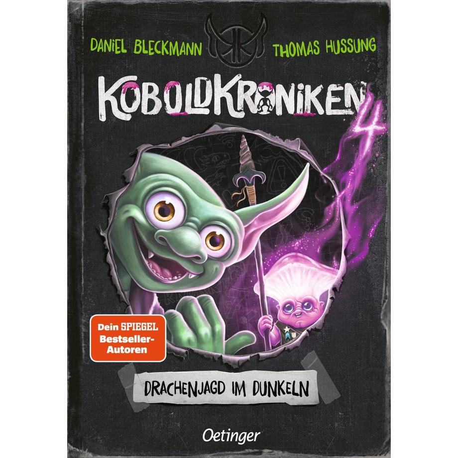 KoboldKroniken 4. Drachenjagd im Dunkeln Bleckmann, Daniel; Hussung, Thomas (Illustrationen) Copertina rigida 