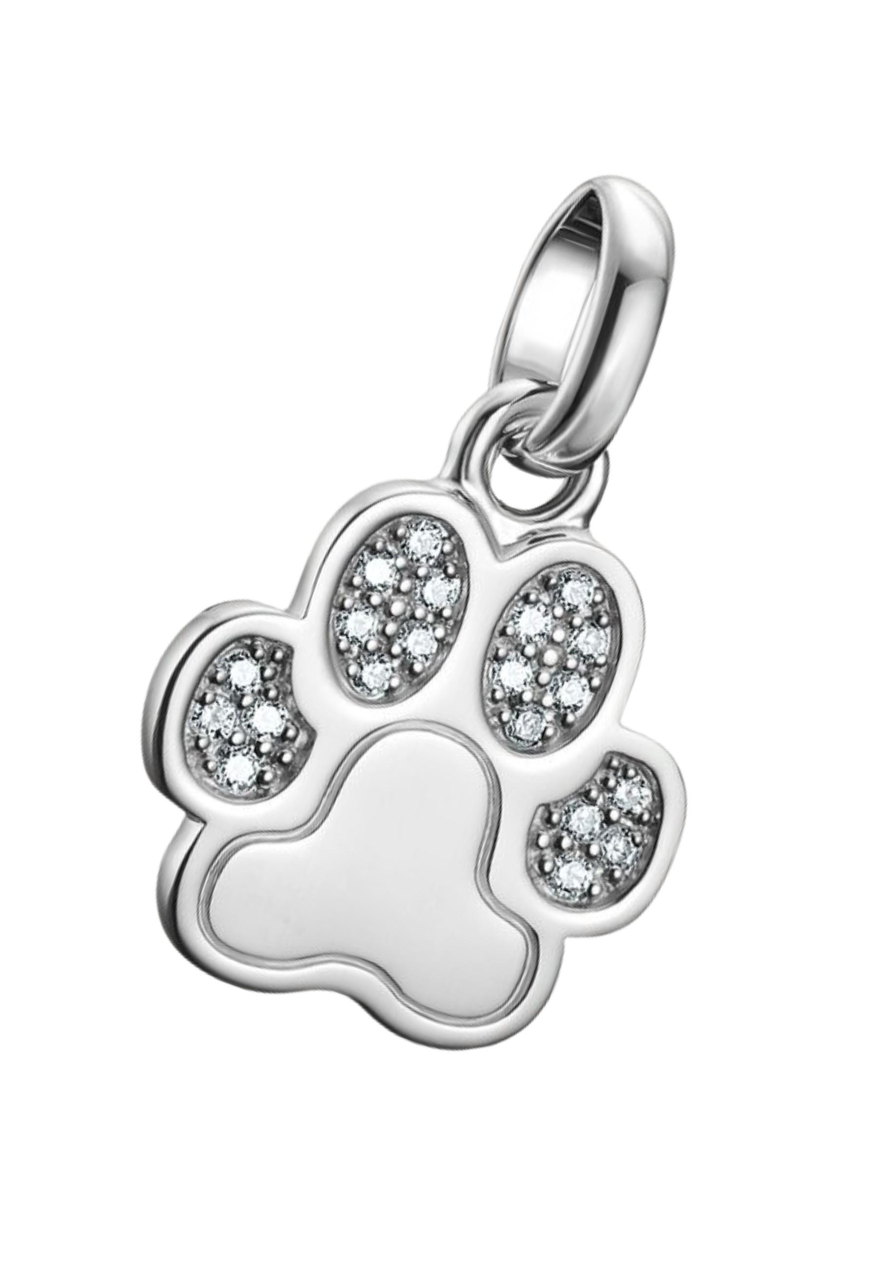 Thomas Sabo  Charm-Anhänger Pfote mit Steinen 