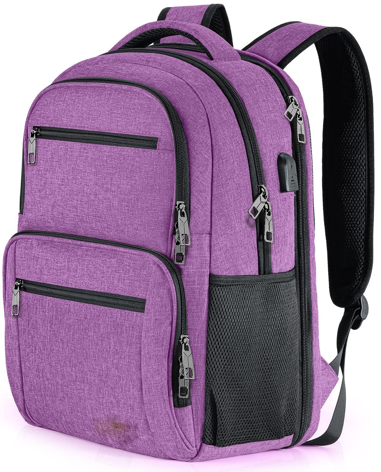 Only-bags.store Rucksack, Schulrucksack wasserdicht Arbeit Laptop mit USB-Ladeanschluss, Reisen Wanderrucksack  