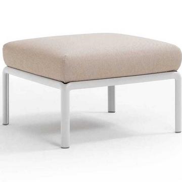 Sgabello da giardino Komodo bianco beige 72