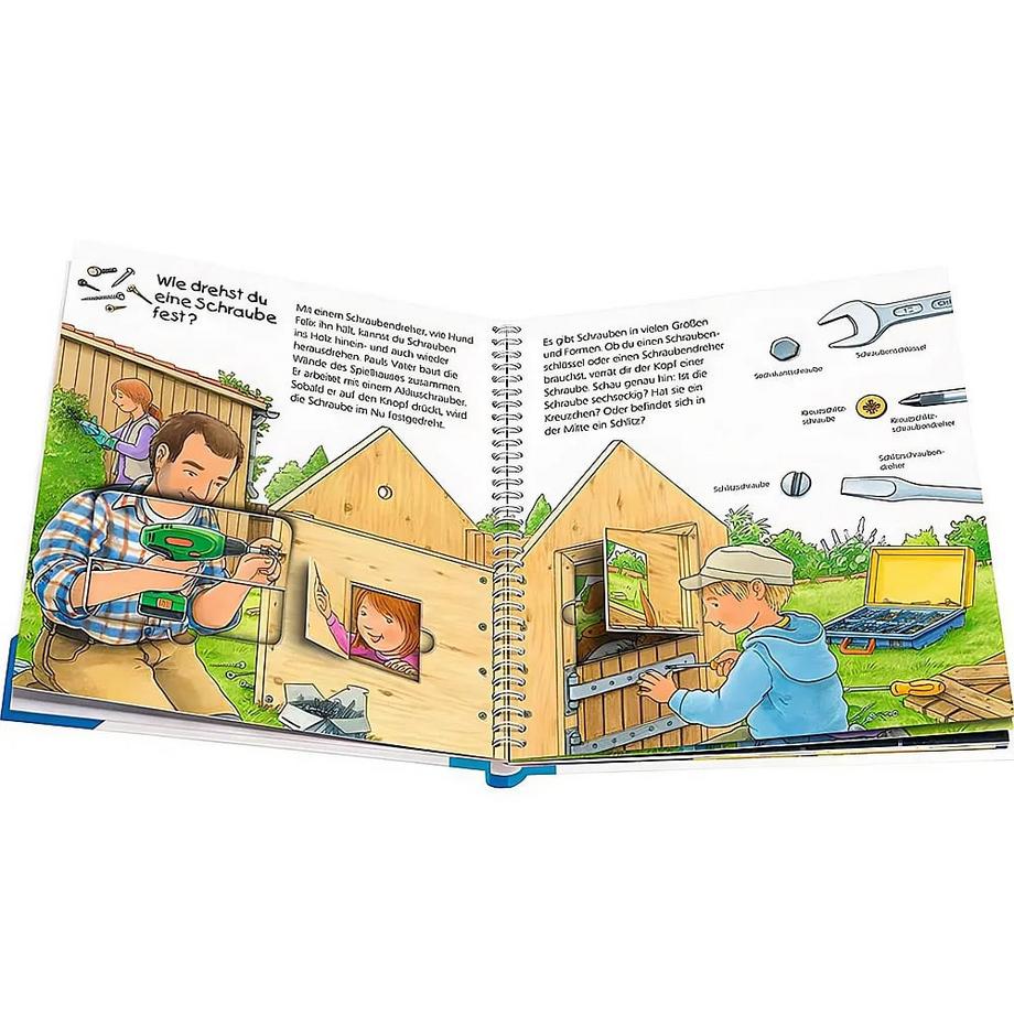 Wieso? Weshalb? Warum? junior, Band 40: Unser Werkzeug Prusse, Daniela; Nieländer, Peter (Illustrationen) Gebundene Ausgabe 