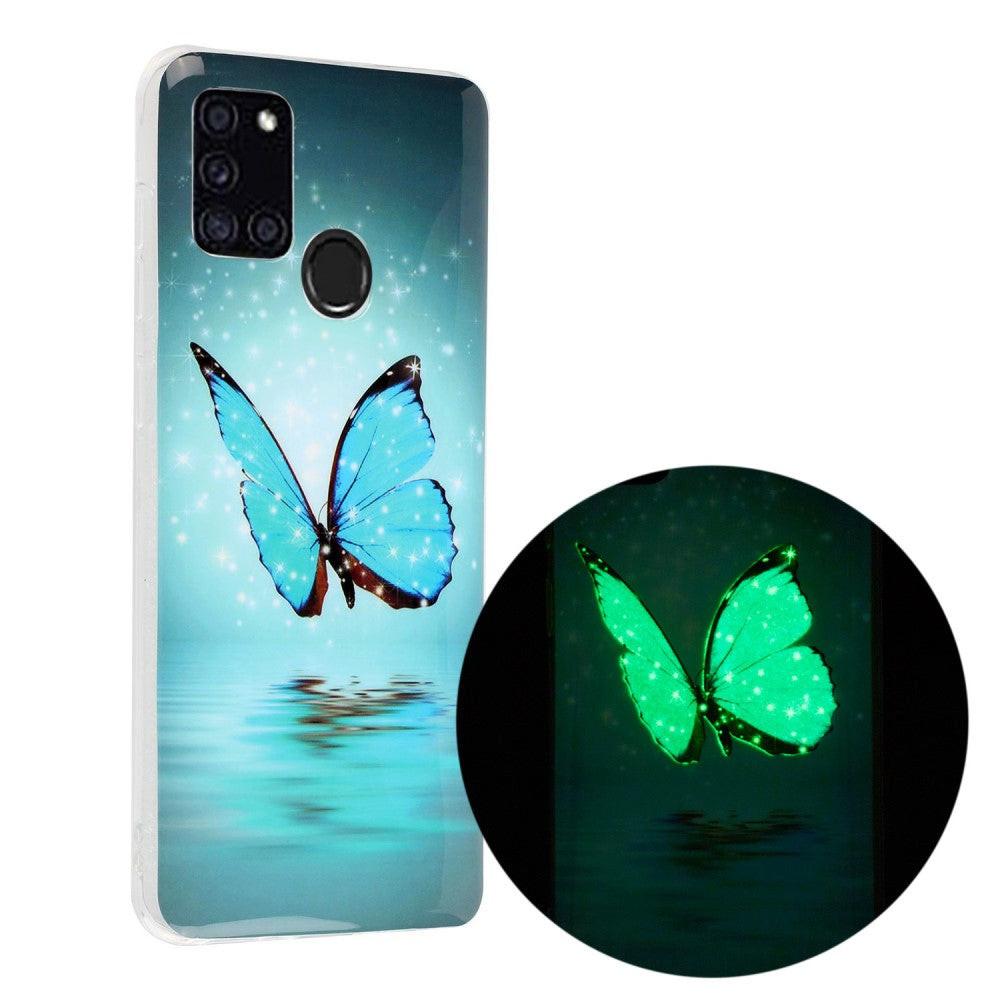 Cover-Discount  Galaxy A21s - Fluoreszierendes Silikon Gummi Case 