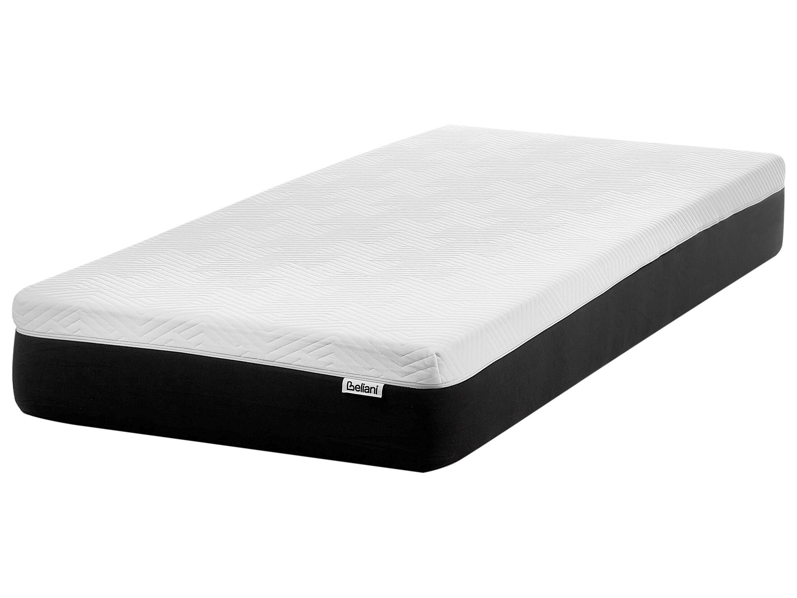 Beliani Matelas en mousse de gel en Mémoire de forme SPONGY - Dur  