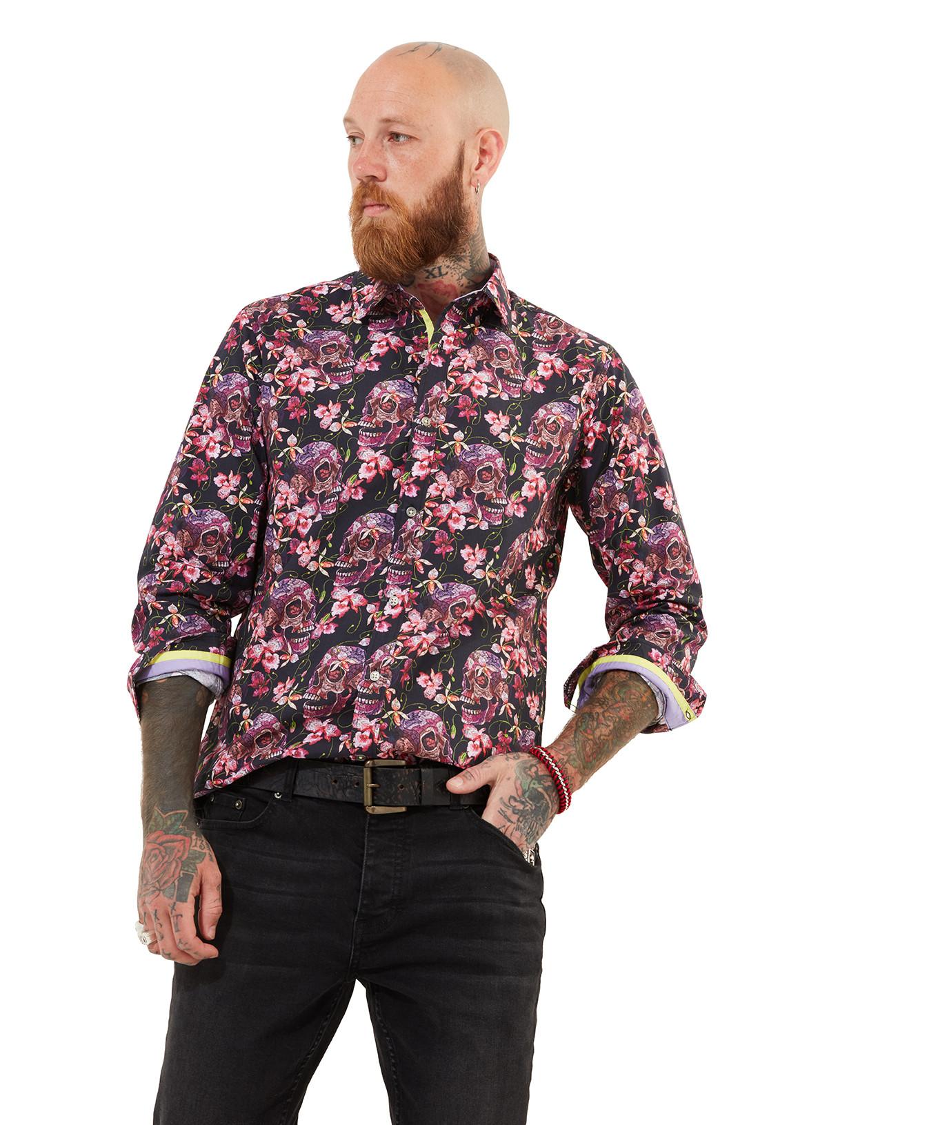 Joe Browns  Chemise Manches Longues Crâne Punk 