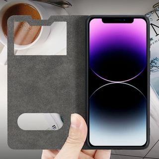 Cadorabo  Housse compatible avec Apple iPhone 11 PRO - Coque de protection avec fermeture magnétique, fonction de support et 2 fenêtres de visualisation 