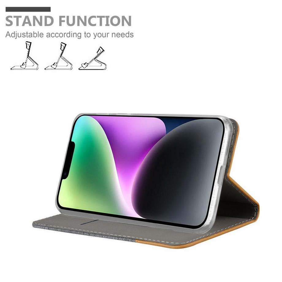 Cadorabo  Hülle für Apple iPhone 14 PLUS Magnetverschluss, Kartenfach 