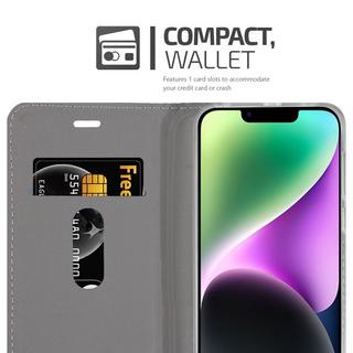 Cadorabo  Housse compatible avec Apple iPhone 14 PLUS - Coque de protection avec fermeture magnétique, fonction de support et compartiment pour carte 