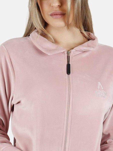 Admas  Pyjama Hausanzug Hose Jacke mit Reißverschluss Soft Home 