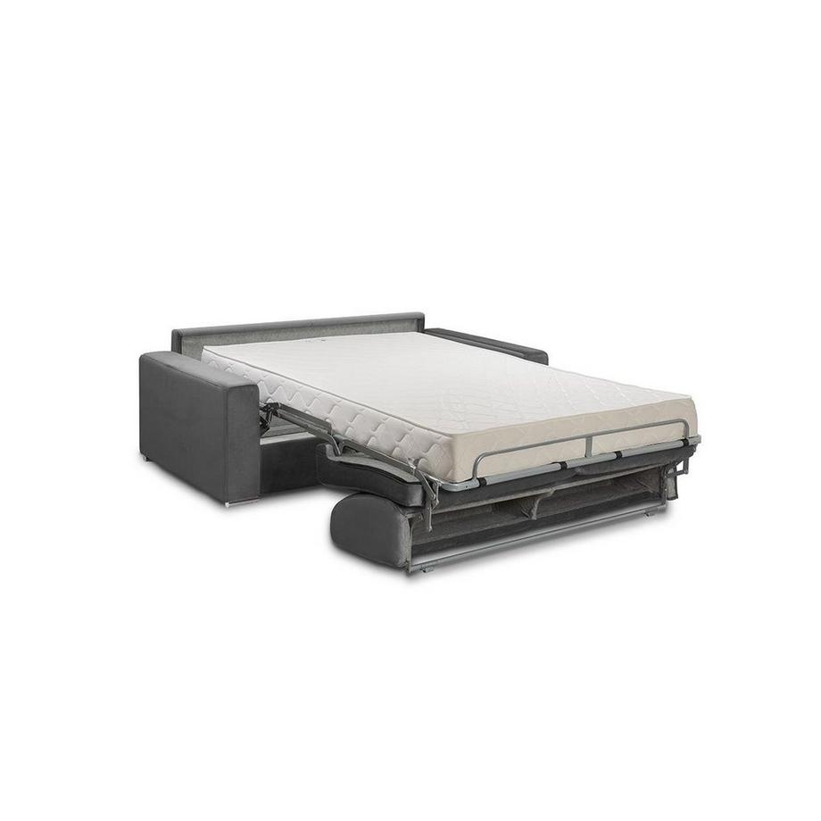 Vente-unique Canapé 4 places conible express en velours CALIFE CouchageMatelas  