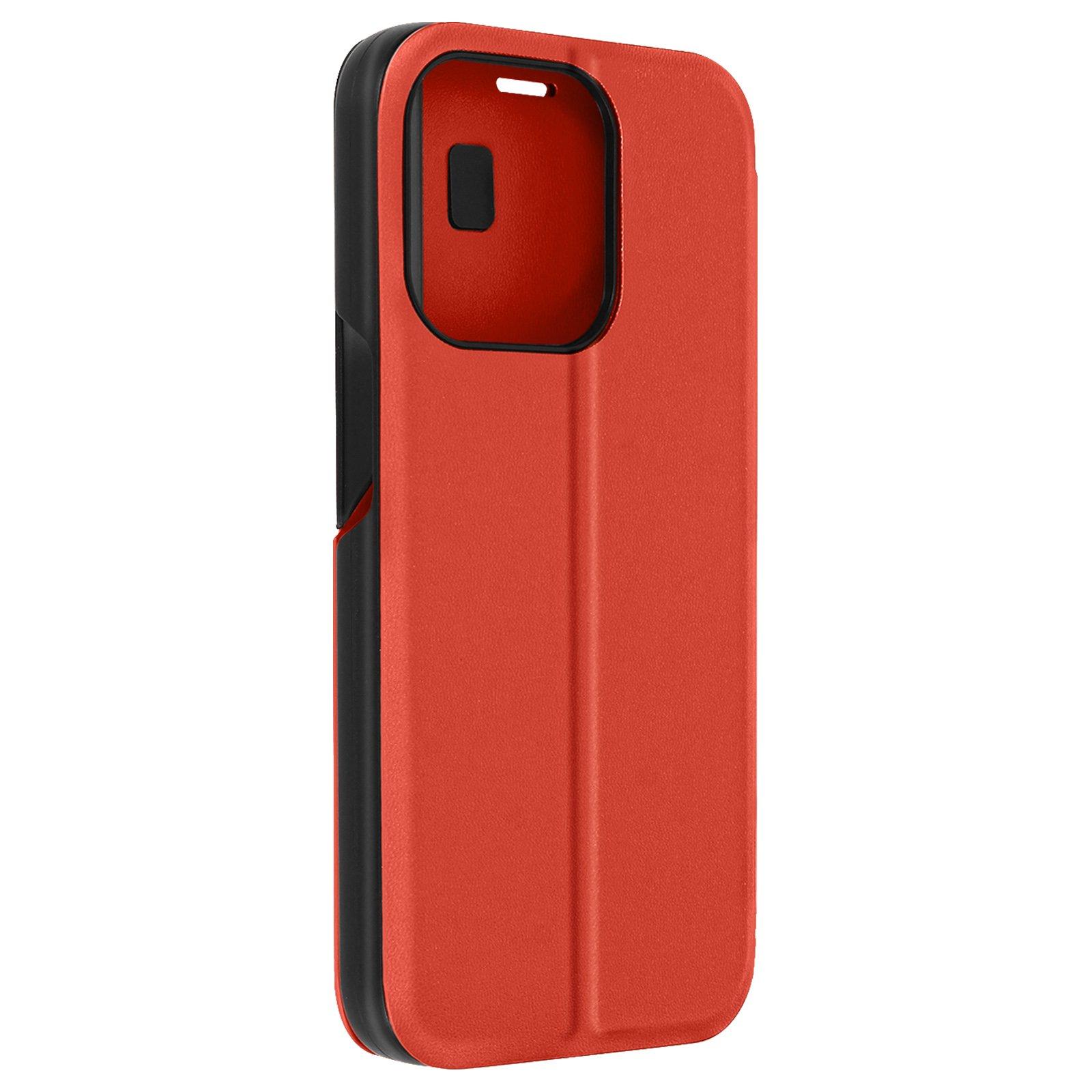 Avizar  Custodia folio iPhone 15 Pro arancione 