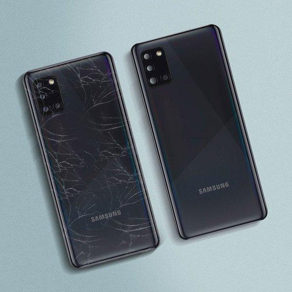 SAMSUNG  Ersatzteil Akkudeckel Galaxy A31 Schwarz 