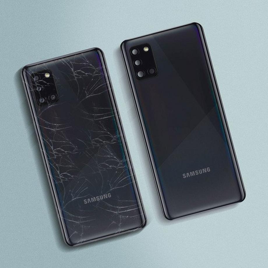 SAMSUNG  Ersatzteil Akkudeckel Galaxy A31 Schwarz 