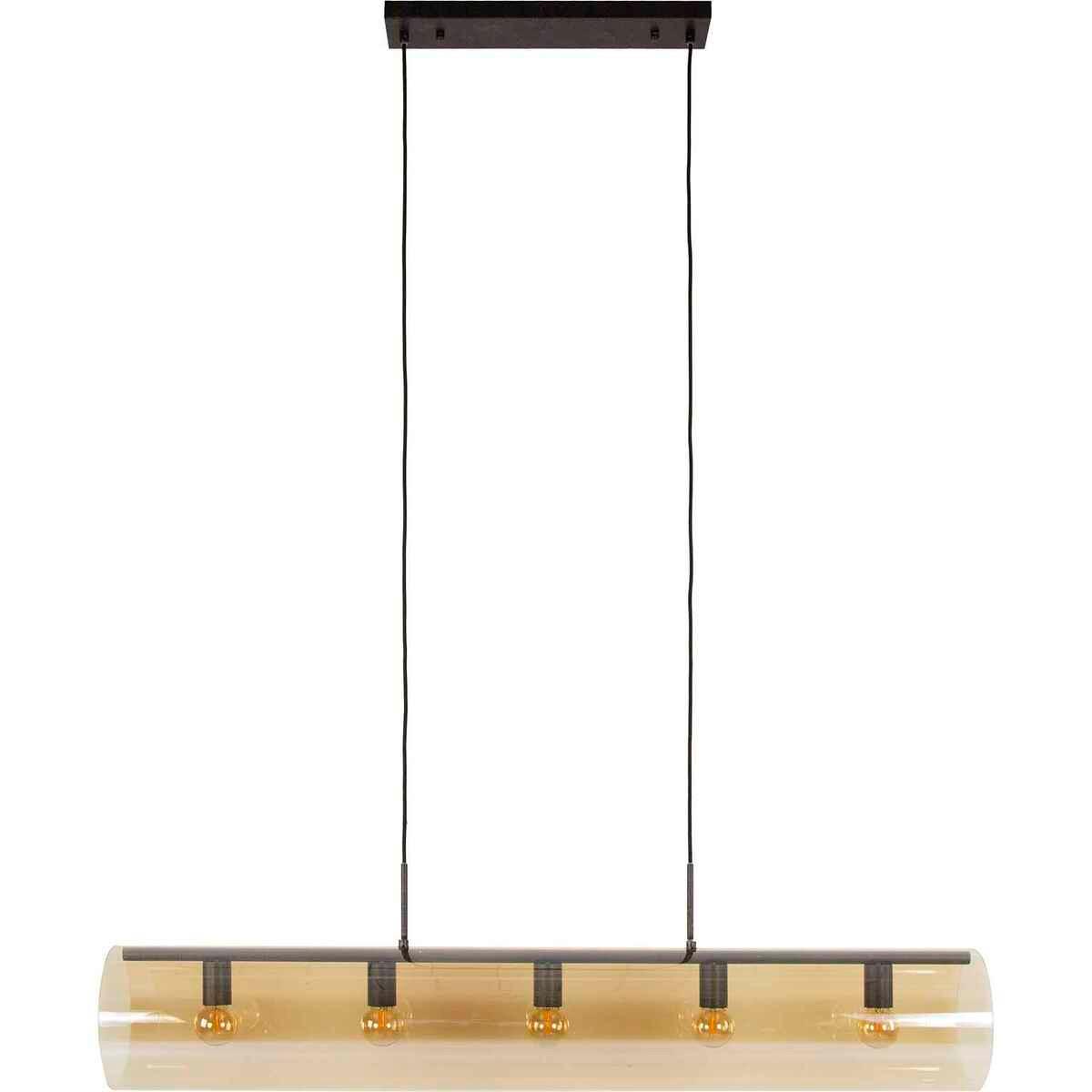 mutoni industrial Lampe à suspendre Tube Amber Glass 5L 120  