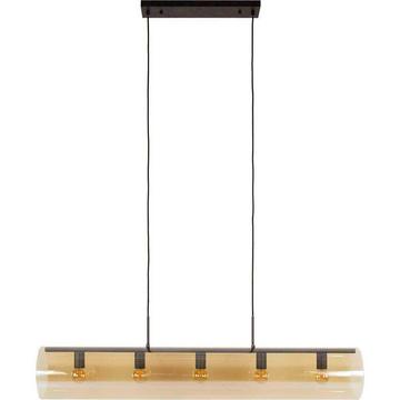 Hängelampe Tube Amber Glass 5L 120