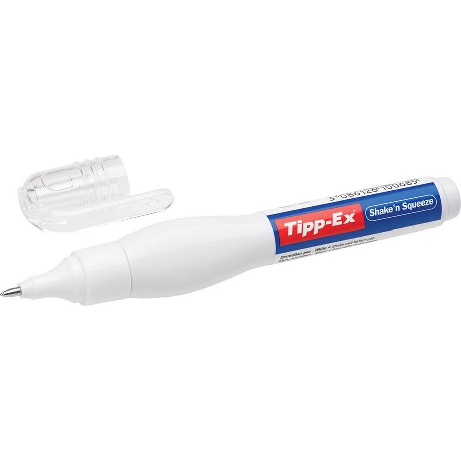 Tipp-Ex TIPP-EX Shake'n Squeeze 8ml 802.4201 Korrekturstift, deckend weiss  