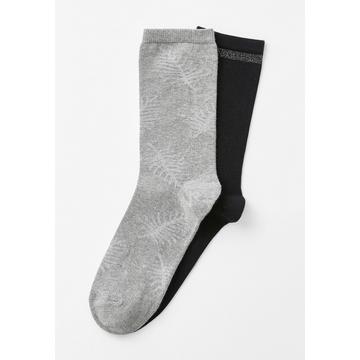 Lot de 2 paires de chaussettes fantaisie.