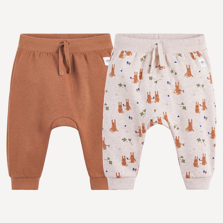 Lot de 2 sarouels en molleton