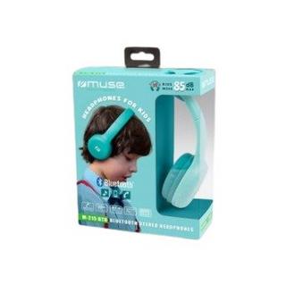 Muse  Muse M-215 BTB Kopfhörer & Headset Kabellos Kopfband Musik Bluetooth Blau 