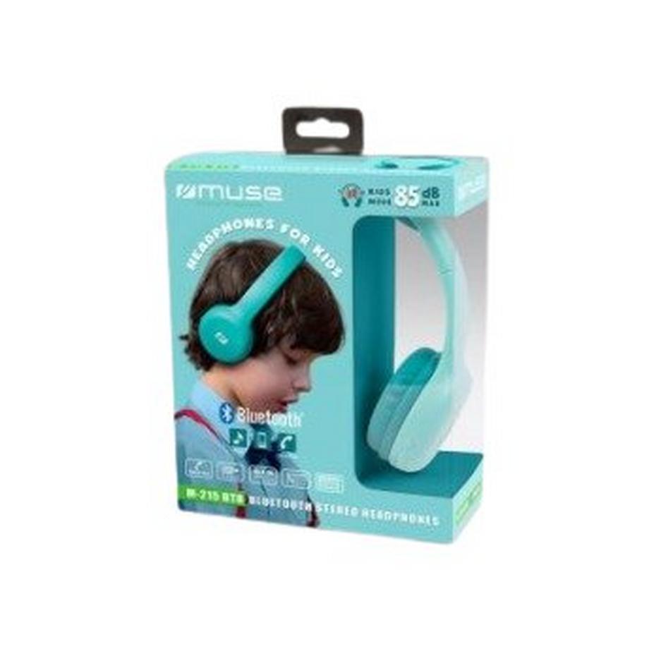 Muse  Muse M-215 BTB Kopfhörer & Headset Kabellos Kopfband Musik Bluetooth Blau 
