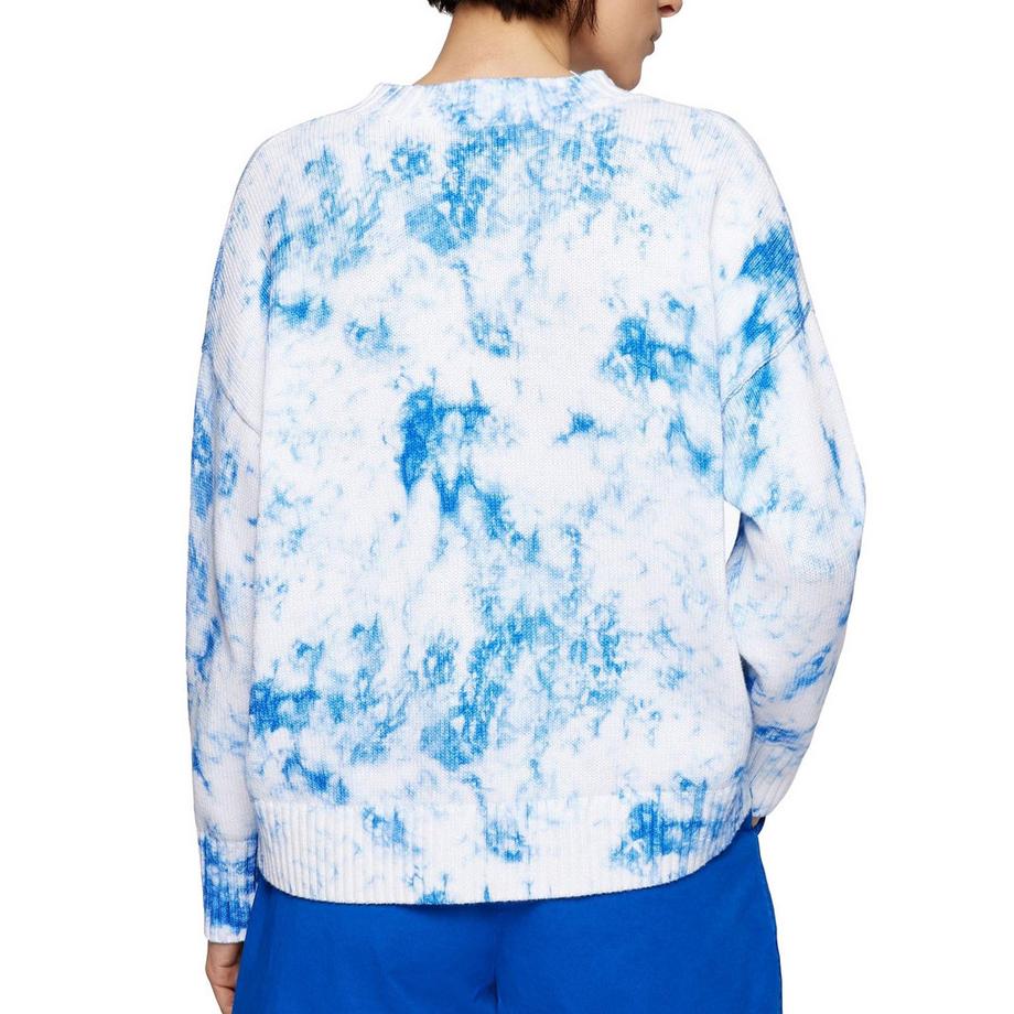 BOSS Tie-Dye V-Ausschnitt Pullover Top  