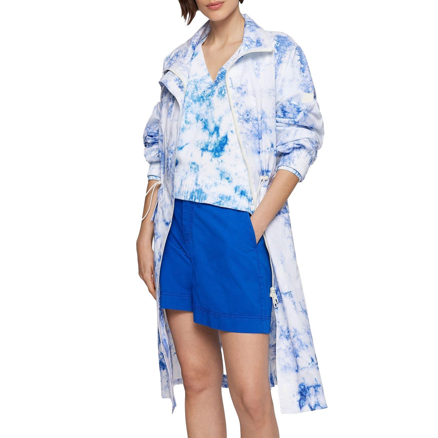 BOSS Pullover Top Batik V-Ausschnitt  