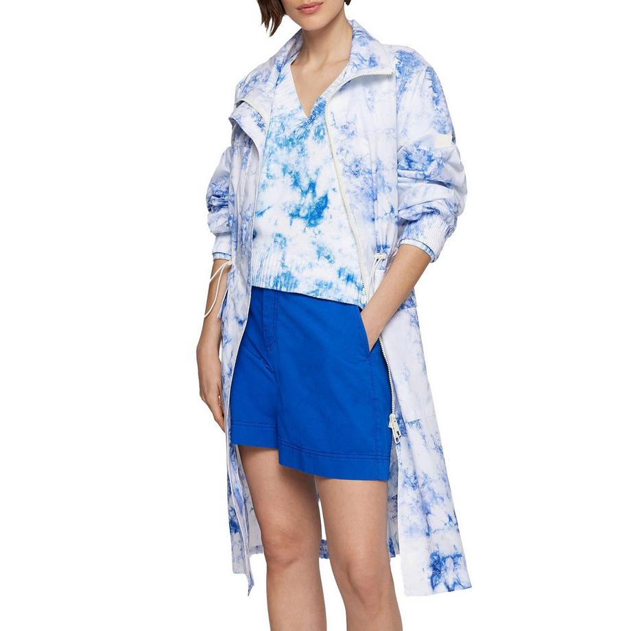 BOSS Tie-Dye V-Ausschnitt Pullover Top  