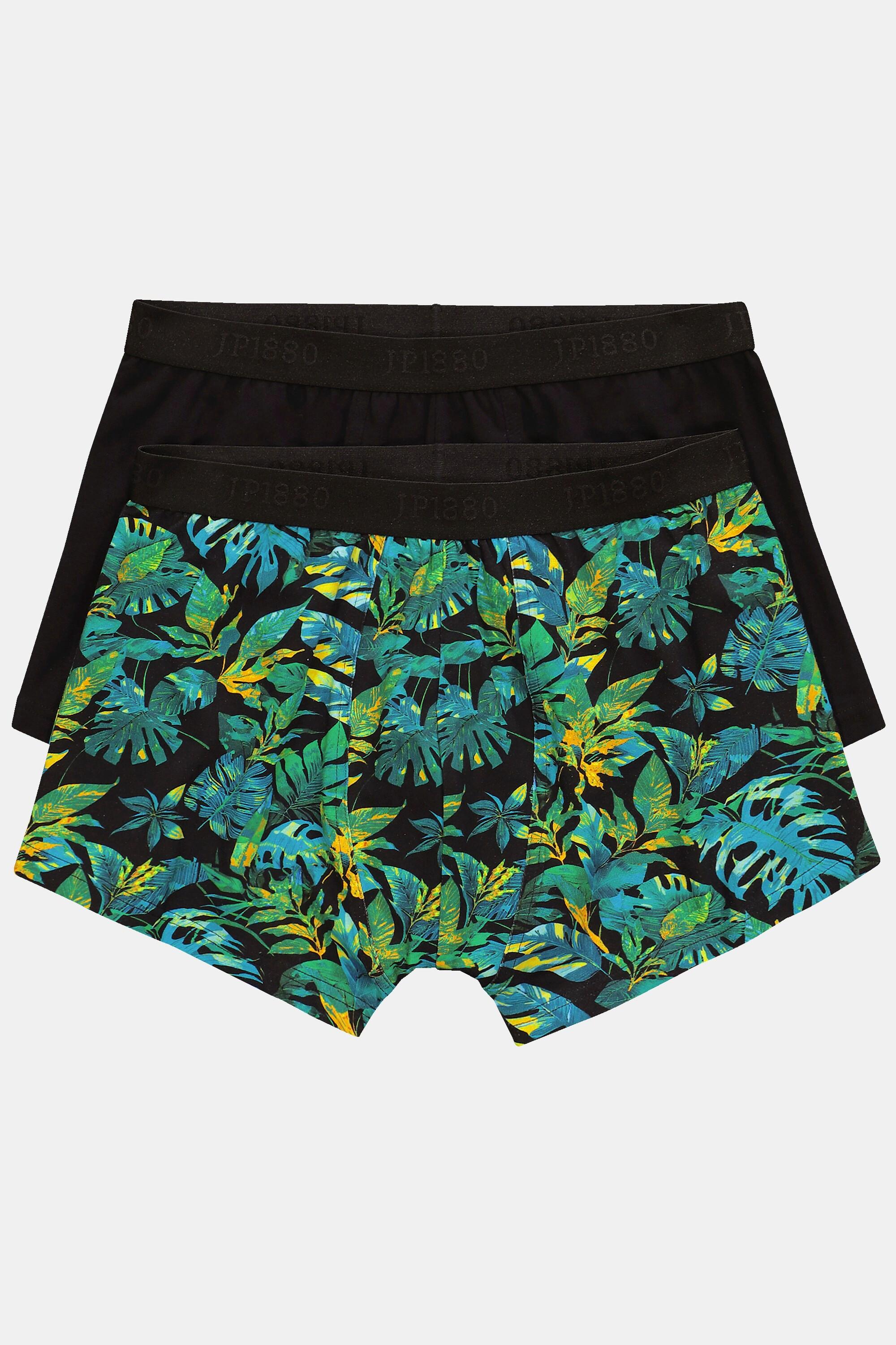 JP1880  Boxers courts FLEXNAMIC®, lot de 2. Imprimé floral 