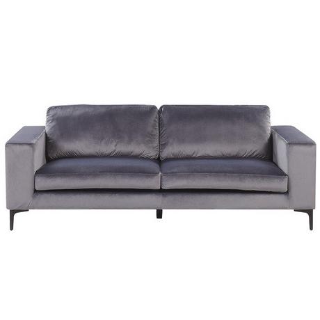 Beliani 3 Sitzer Sofa aus Samtstoff Retro VADSTENA  