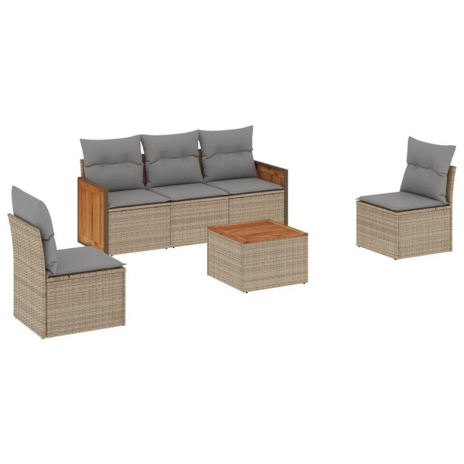 VidaXL Garten sofagarnitur poly-rattan  