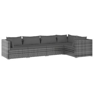 Garten-lounge-set poly-rattan