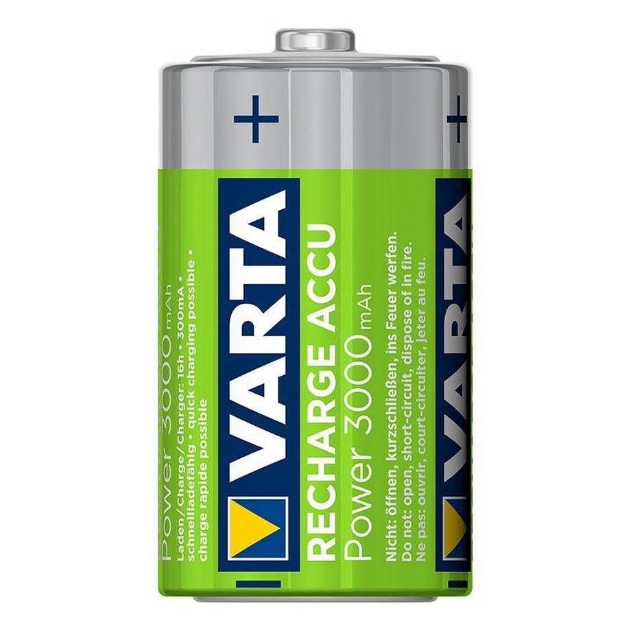 Pricenet  Varta Recharge Accu Power batteries D 3000 mAh 2 pièces sous blister 