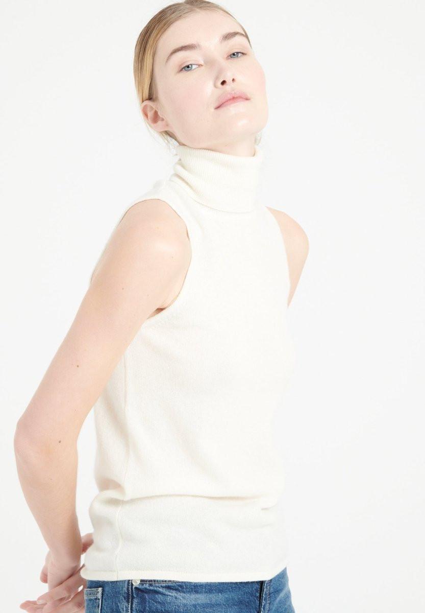 Studio Cashmere8 LILLY 13 Ärmelloser Rollkragenpullover  