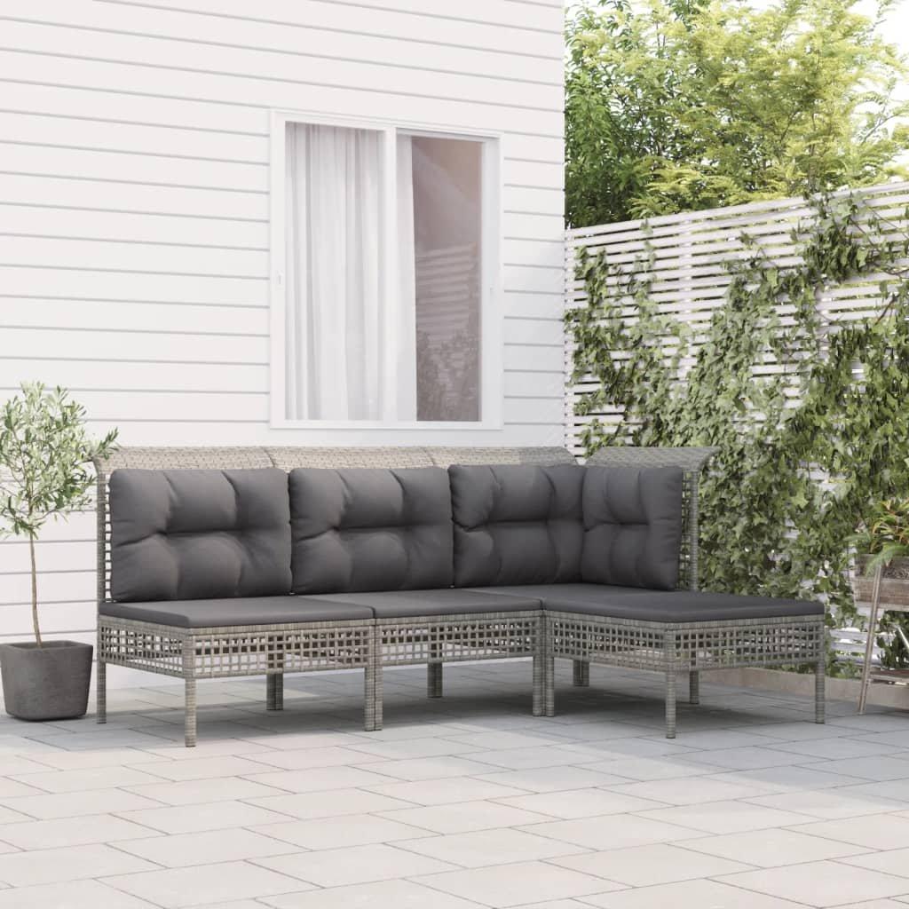 VidaXL set salotto da giardino Polirattan  