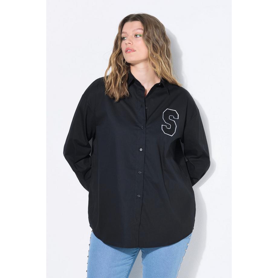 Studio Untold Chemisier Oversize Manches Longues avec Poignets  