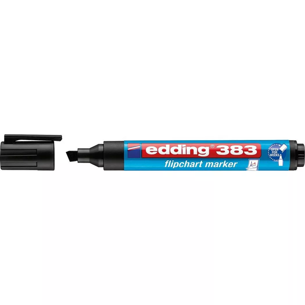 edding 383 Flipchart Marker Black 4-383001