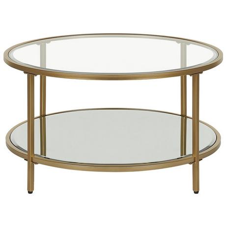 Beliani Table basse en Verre de sécurité Moderne BIRNEY  