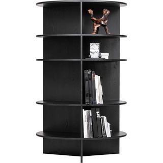 mutoni Libreria Trian Tower Round Legno Nero (FSC)  