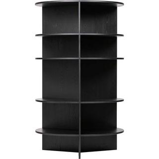 mutoni Libreria Trian Tower Round Legno Nero (FSC)  