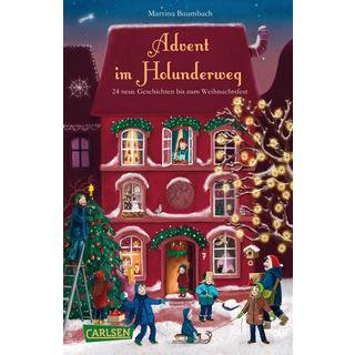 Calendrier de L'Avent dans la rue Holunderweg - 24 nouvelles histoires jusqu'à Noël Baumbach, Martina; Körting, Verena (Illustrationen) Livre de poche 