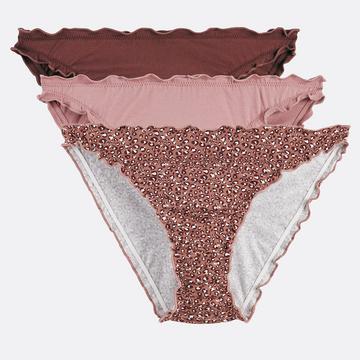 Lot de 3 slips en coton stretch