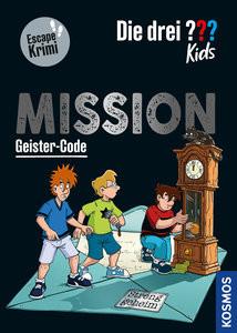 Die drei ??? Kids, Mission Geister-Code Schiefelbein, Nina; Armbruster, Marco (Illustrationen) Copertina rigida 