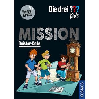 Die drei ??? Kids, Mission Geister-Code Schiefelbein, Nina; Armbruster, Marco (Illustrationen) Copertina rigida 