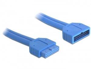 DeLock  82943 USB Kabel 0,45 m USB 3.2 Gen 1 (3.1 Gen 1) Blau 