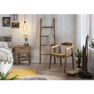 mutoni Fauteuil en rotin teck  