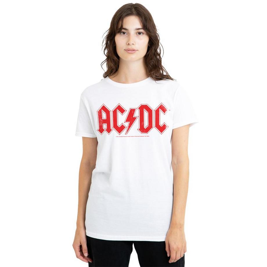 AC/DC ACDC Logo Print T-Shirt  
