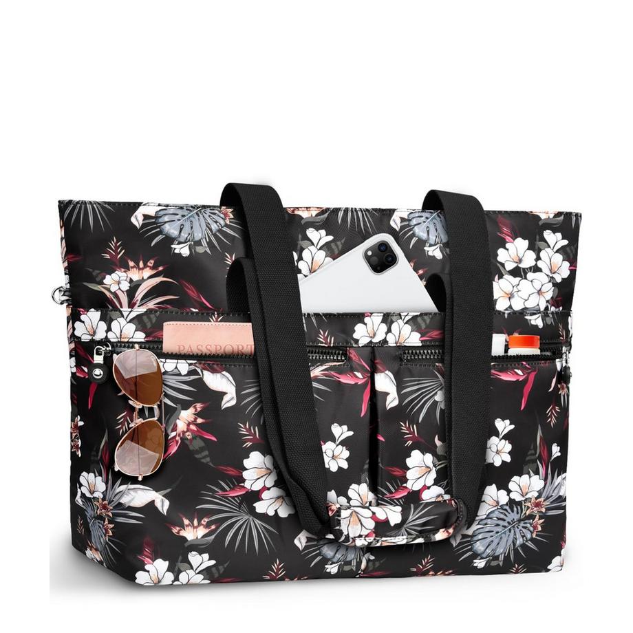 Strandtasche mit Reißverschluss, große Einkaufstasche Strandtasche Reisetasche