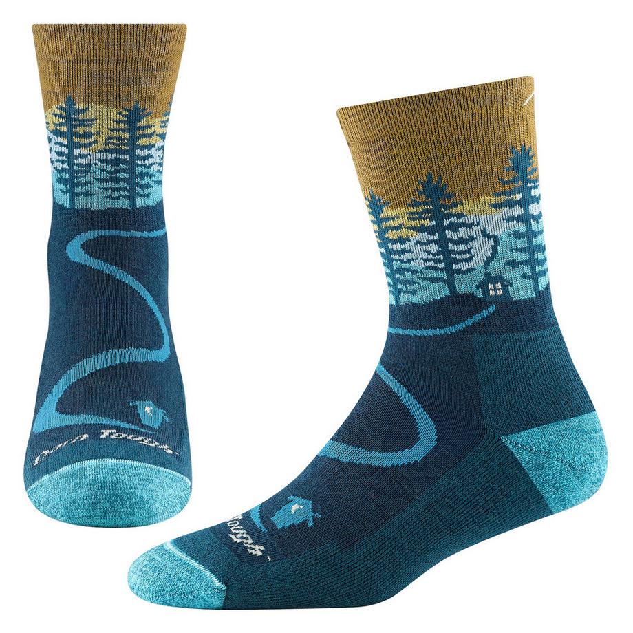 Darn Tough Vermont Northwoods Micro Crew Merino Wandersocken  